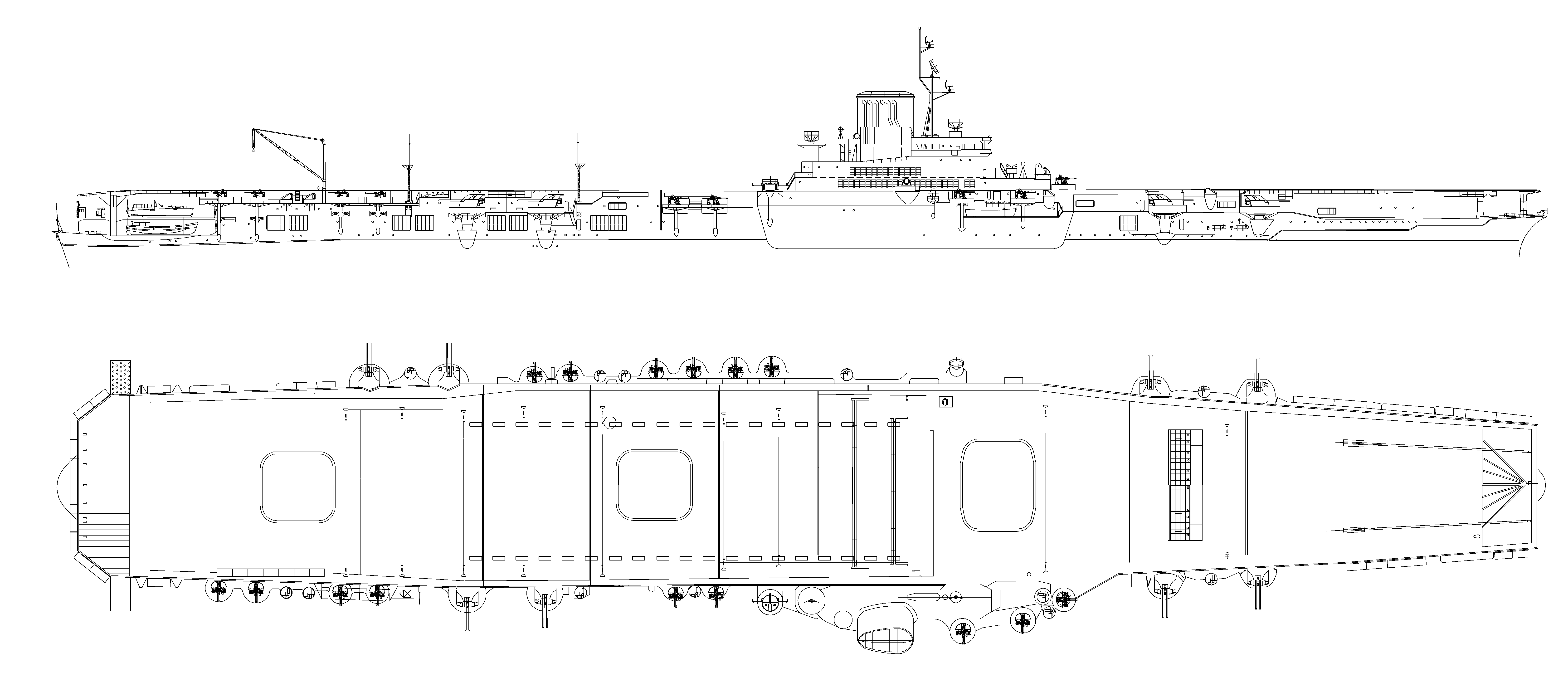 日本海軍虚空母艦　大鳳　1944 二戰兵器全集｜裝甲再厚也不能逃脫宿命，日本「大鳳」號航空母艦- 每日頭條